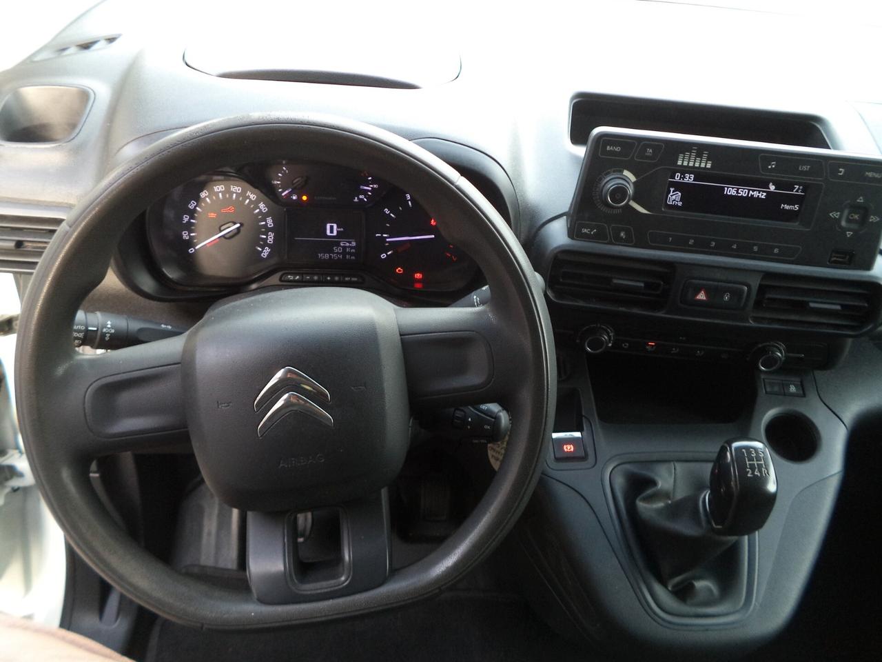 Citroen Berlingo Furgone 1.6 HDI 99CV cv 3 POSTI IN CABINA EURO6 FRIZIONE NUOVA