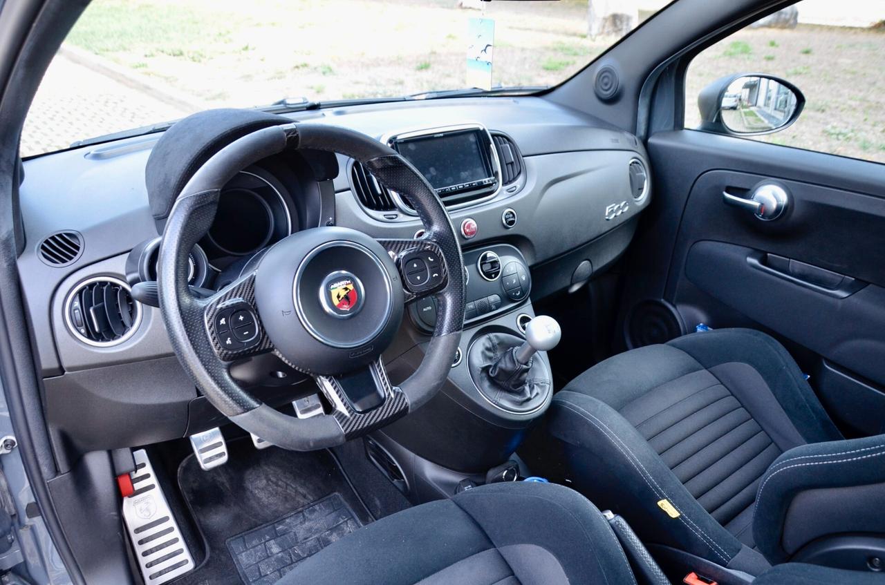 ABARTH 595 COMPETIZIONE 1.4 T 180cv MANUALE, UNICOPROPRIETARIO, UFF ITALIANA, EURO 6D, SERVICE FIAT, 17", RETROCAMERA, PERMUTE