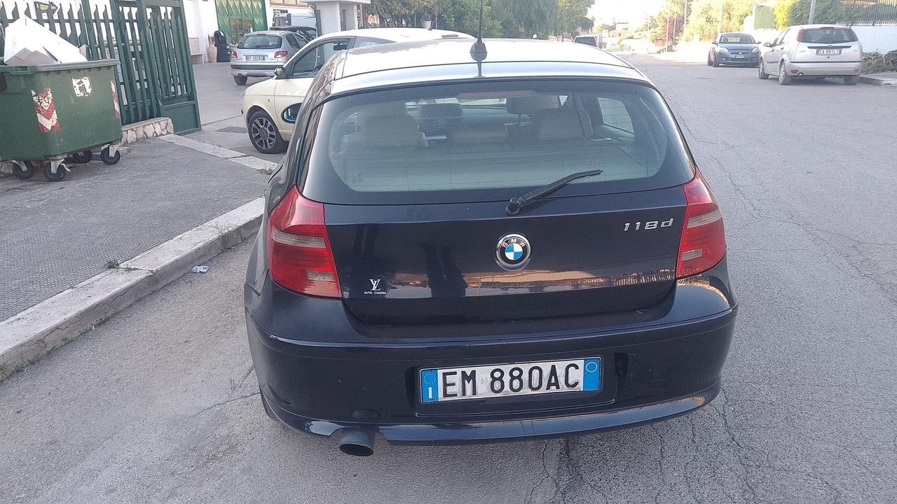 Bmw 118 118d cat 5 porte Futura DPF