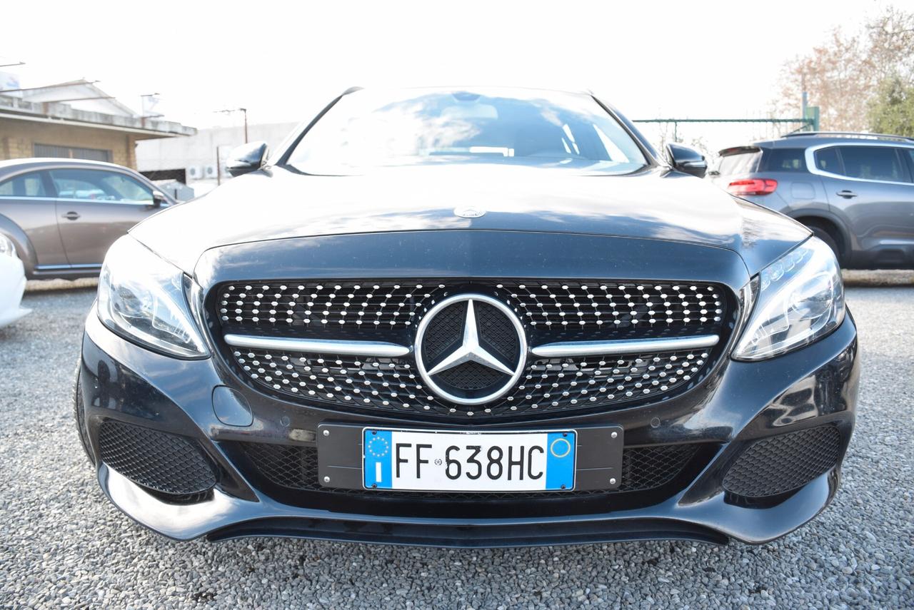 Mercedes-benz C 200 MERCEDES 200d SW Autom. GANCIO SENSORI NAV ANDROID CRUISE LED