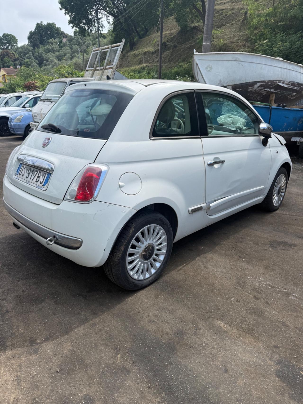 Fiat 500 1.2 BENZINA MARCIANTE INCIDENTATA – OTTIMA DA RIPRISTINO