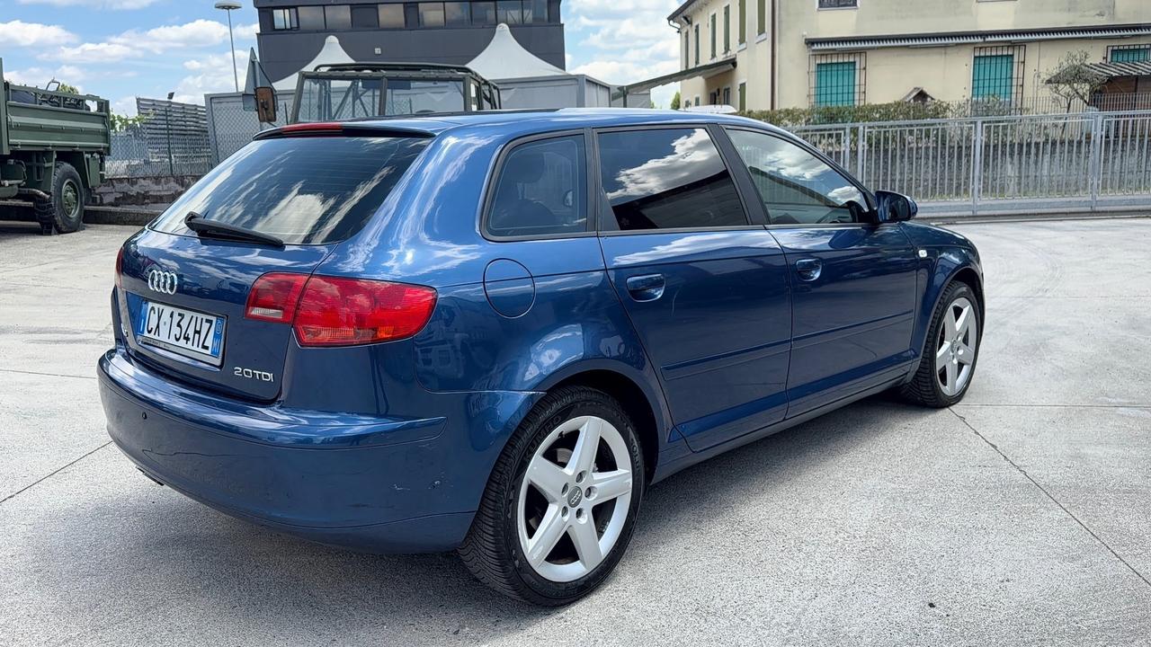 Audi A3 SPB 2.0 TDI NEOPATENTATO