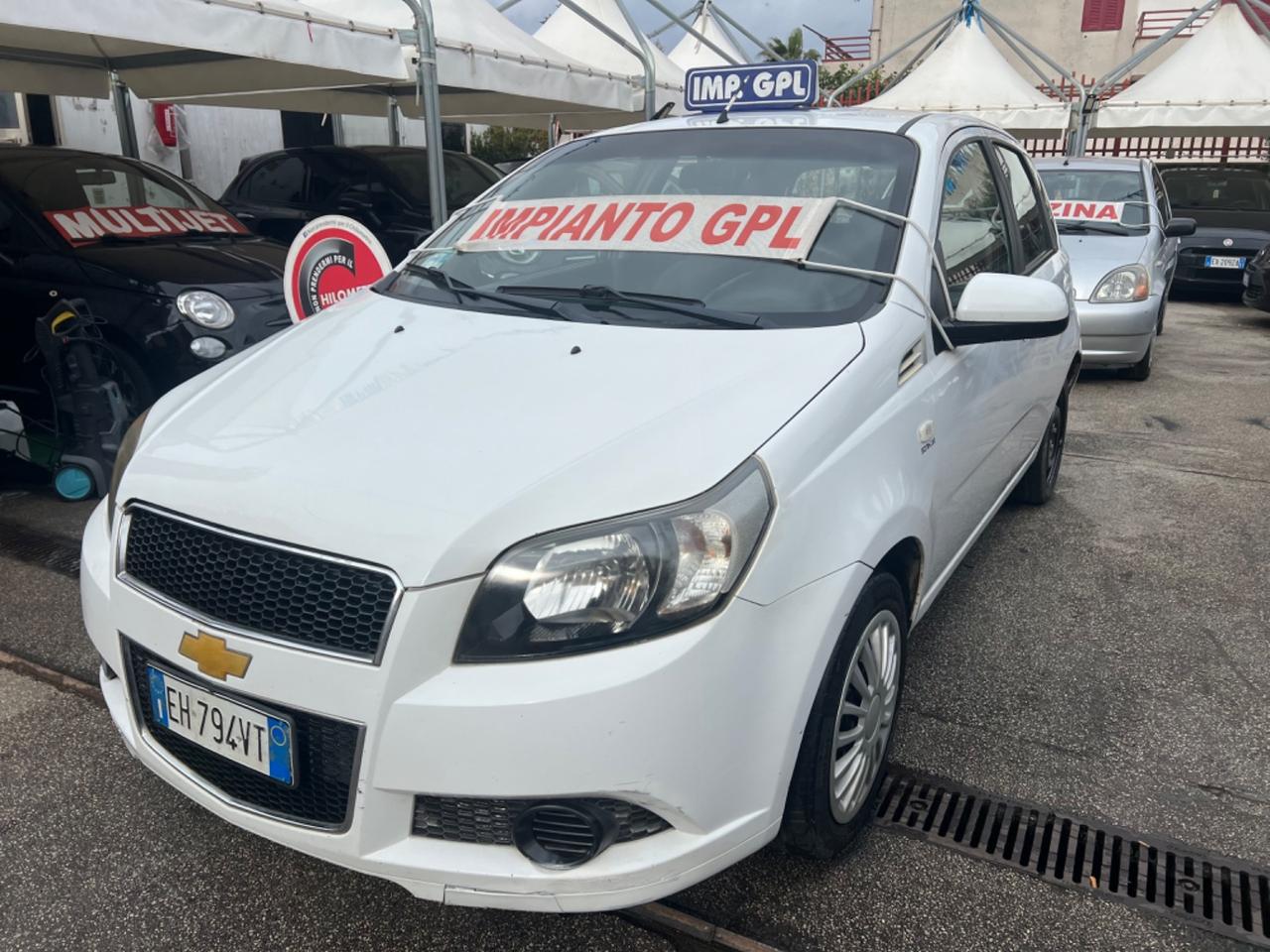 Chevrolet aveo 1.2 benzina-GPL 2012