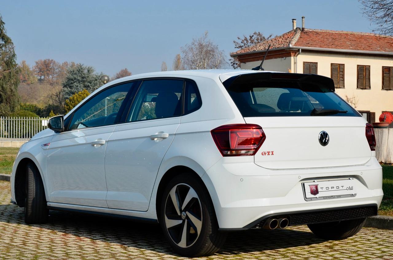 VOLKSWAGEN POLO GTI 5p 2.0 TSI 200cv DSG, SERVICE VW, EURO 6D, FARI LED, RETROCAMERA, APPLE ANDROID, 17", PERMUTE