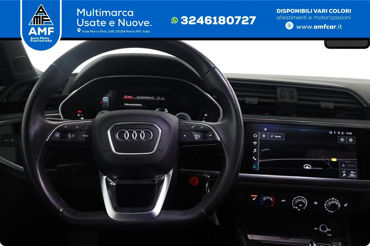 Audi Q3 Sportback 35 TDI S LINE luci ambiente