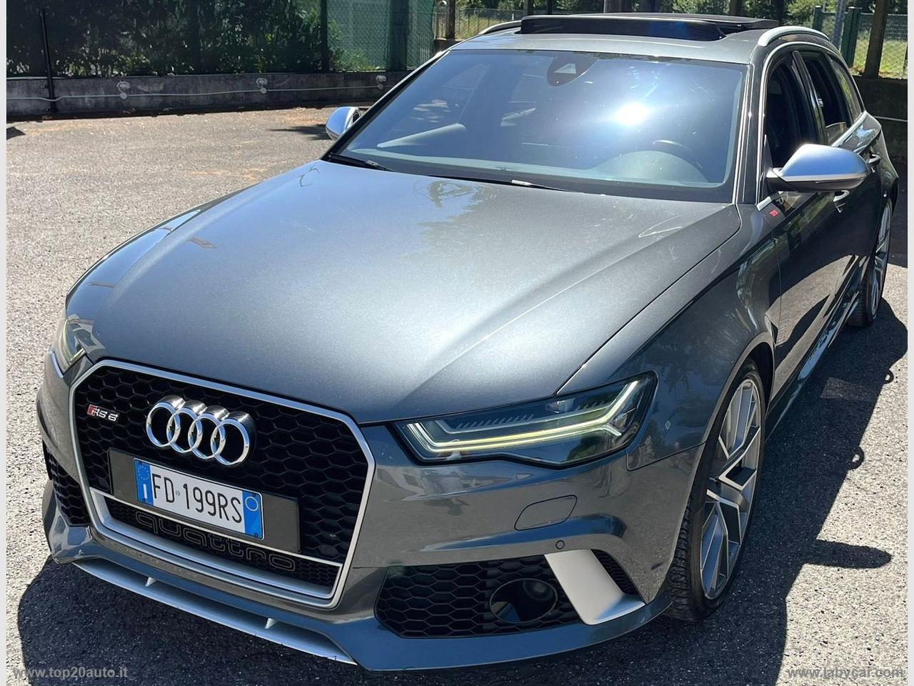 AUDI RS6 PERFORMANCE TETTO PELLE CARBOCERAMICI TETTO PELLE FRENI CARBO HOTSPOT WIFI