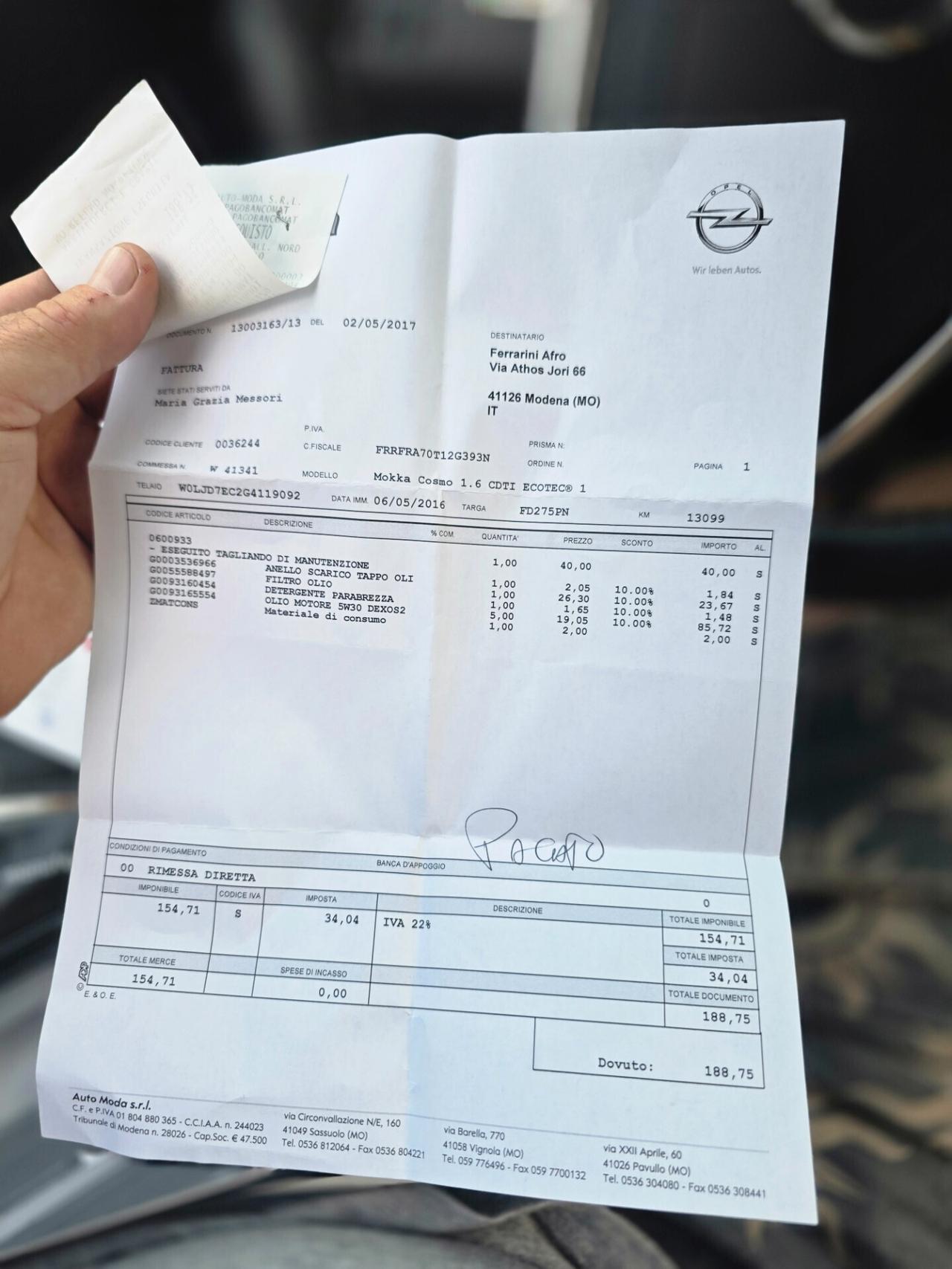 Opel Mokka 4x4 1.6D perfetta garantita 12 mesi