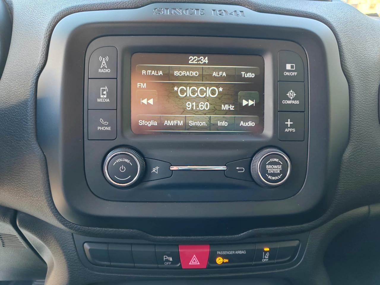 Jeep Renegade Limited 1600 CC 120 CV C. Manaule