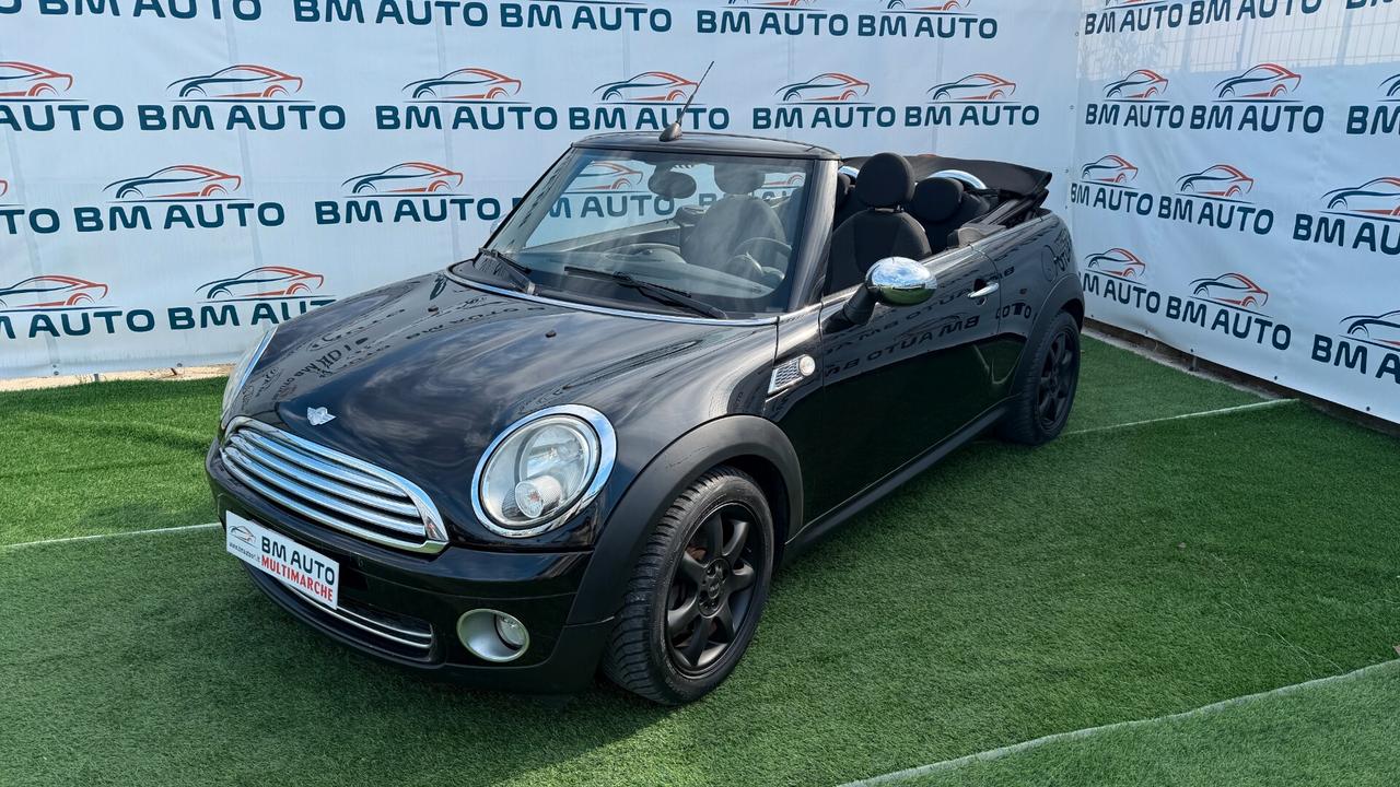 Mini Cooper Cabrio 1.6 BENZINA 120 CV KM CERTIFICATI GARANTITA