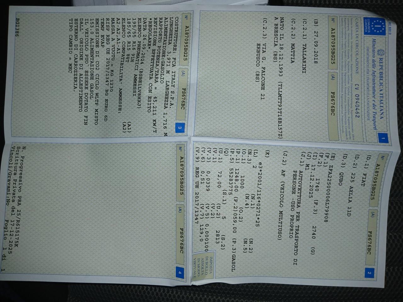 Fiat Qubo 1.3 MJT 80 CV Trekking