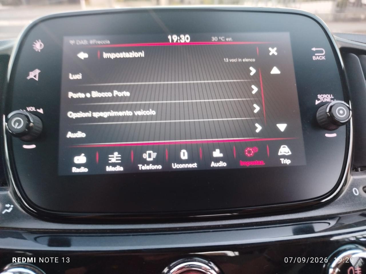 FIAT 500 DOLCEVITA UNIPRO *PREZZO VERO* CRONO TAGLIANDI PELLE TETTO *KM CERTI*