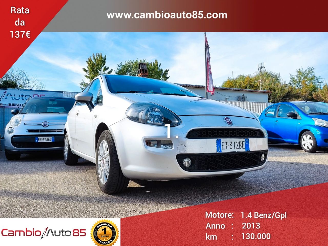 Fiat Punto 1.4 S&amp;S 8V 5 porte Lounge