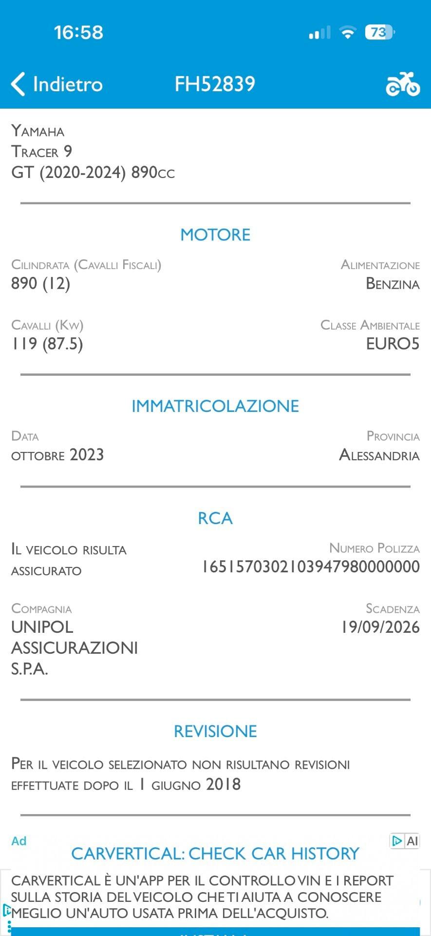 Yamaha Tracer 9 GT -2023 UNICO PROPRIETARIO KM 18.300