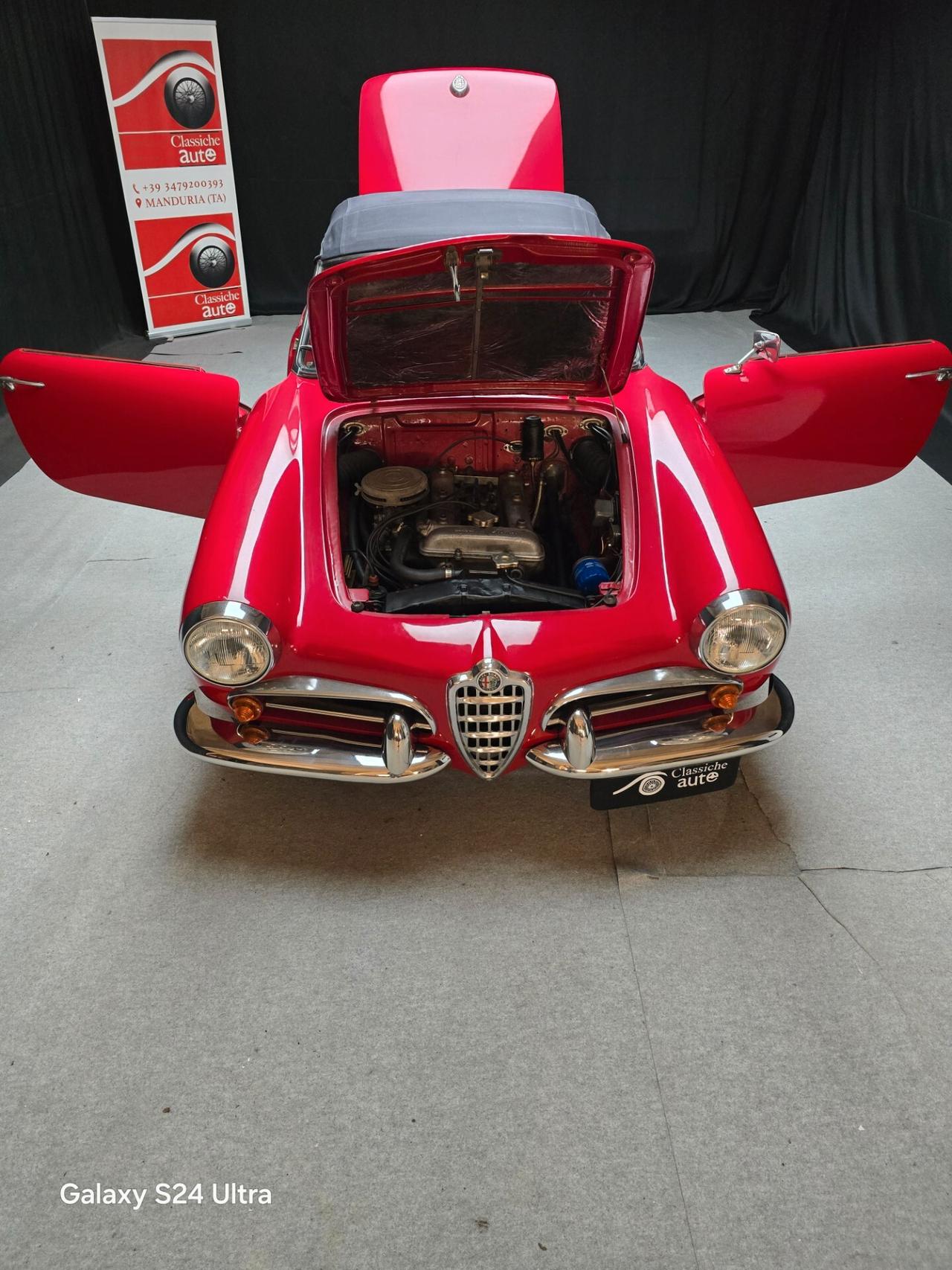 Alfa Romeo Giulietta SPIDER PASSO CORTO ASI con CRS