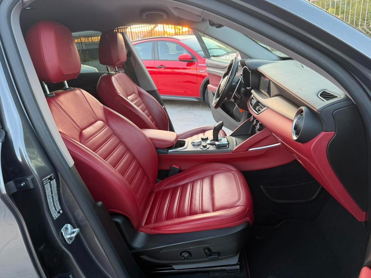 Alfa Romeo Stelvio 2.2 210CV Q4 -T.I- PELLE ROSSA
