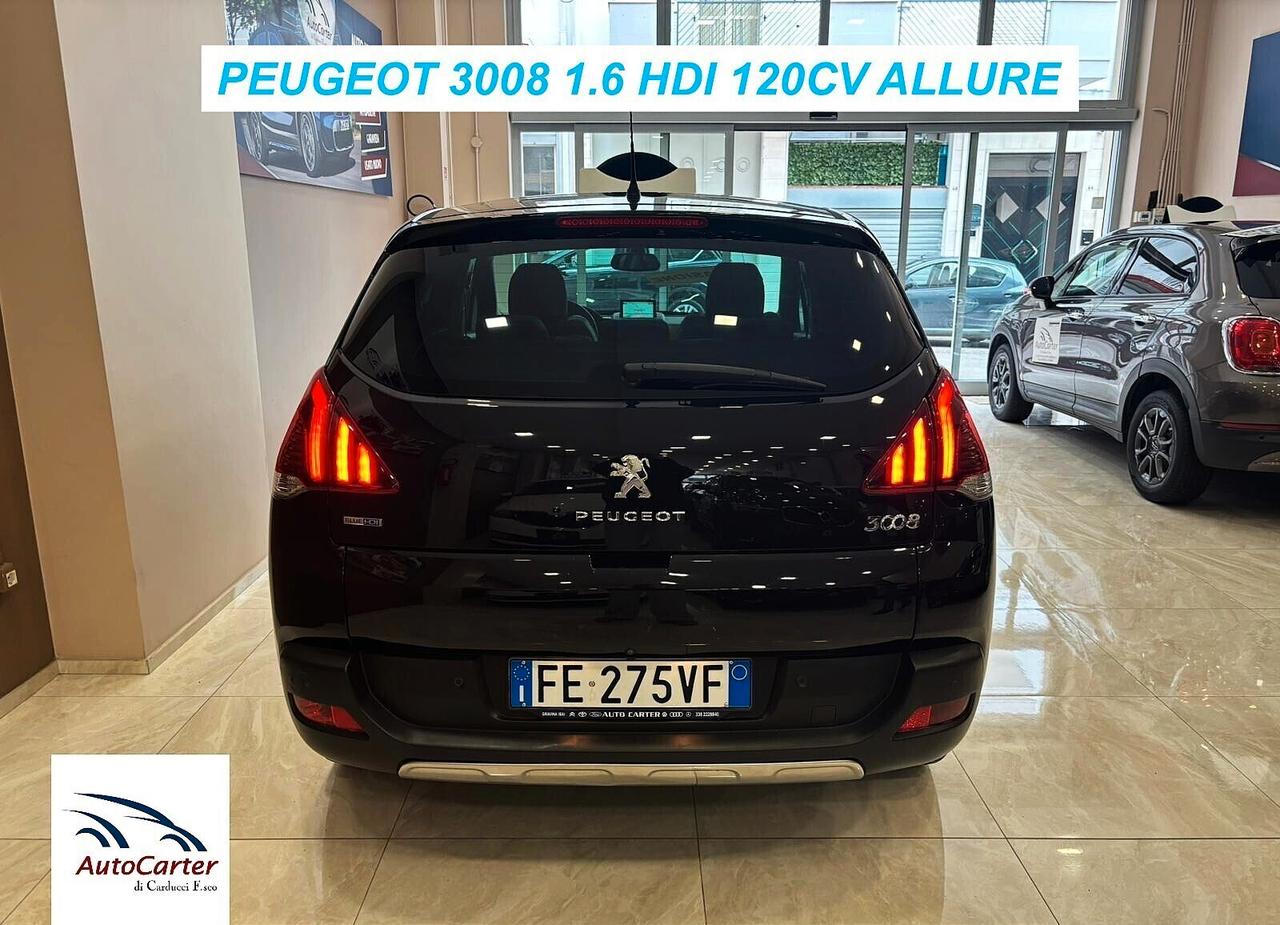 Peugeot 3008 1.6 HDI 120CV **TETTO** pari al nuovo