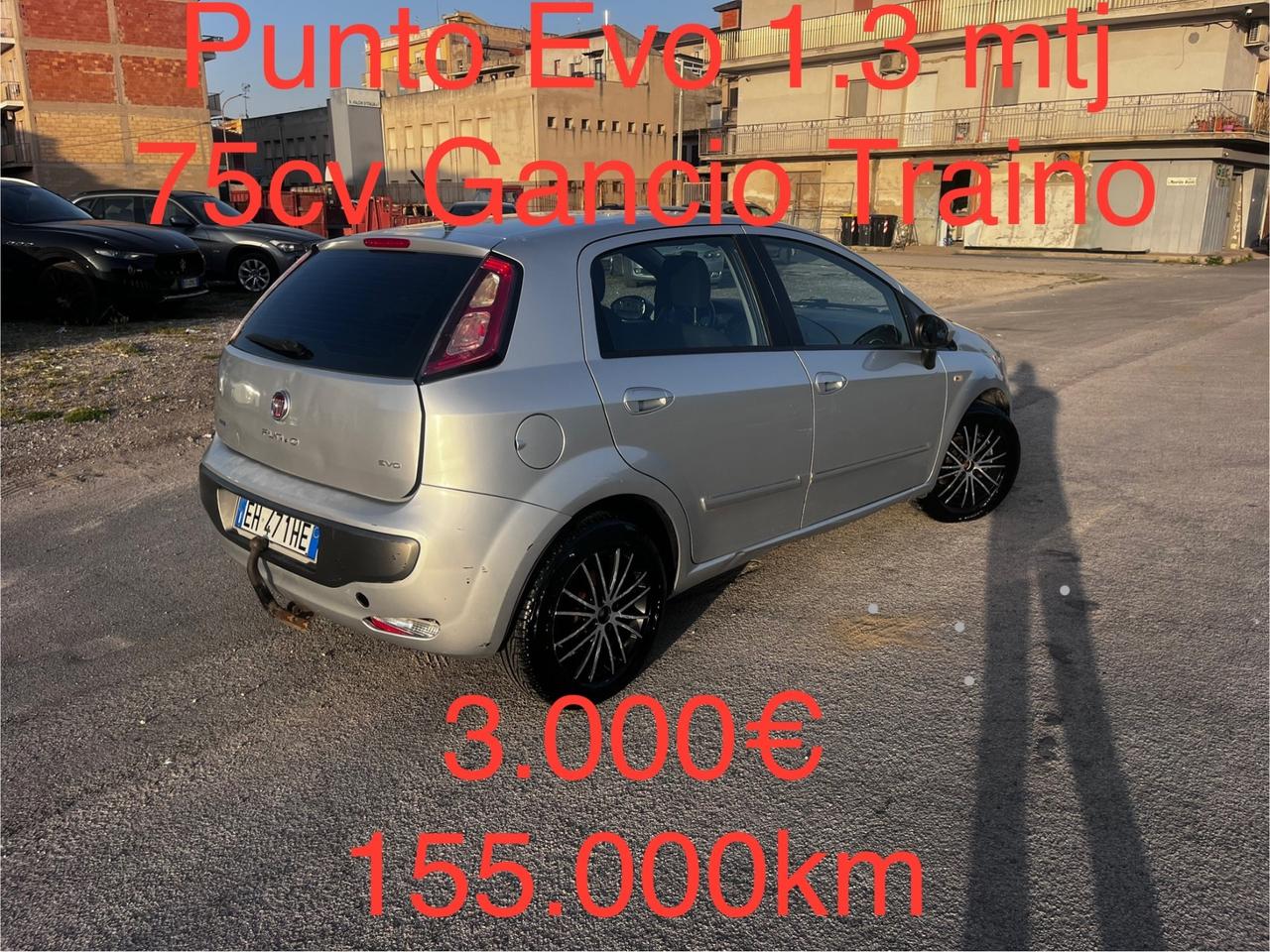 Fiat Punto Evo 1.3 mtj 75cv 2011 Gancio Traino