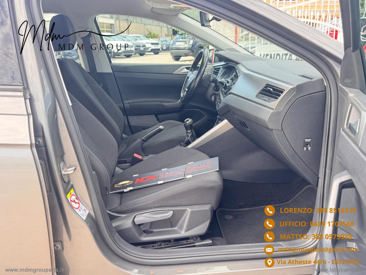 VOLKSWAGEN Polo 1.0 MPI 75CV 5p. Comfortline BMT OK NEOPATENTATI