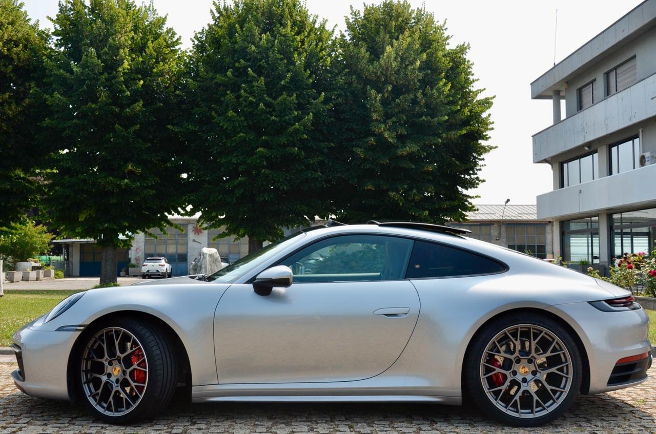 PORSCHE 911 992 COUPE 3.0 CARRERA S 450cv PDK, SERVICE PORSCHE UFF ITALIANA, EURO 6D, TETTO, ASSE POST, SCARICO, PERMUTE