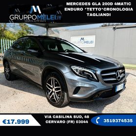 Mercedes GLA 200d 4Matic Enduro *TETTO*CRONOLOGIA TAGLIANDI