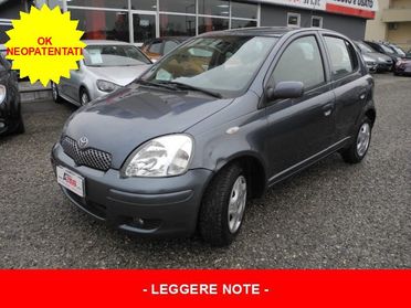 TOYOTA Yaris 1.0i 16v 5p. - OK Neopatentati - VARIE AMMACCATURE