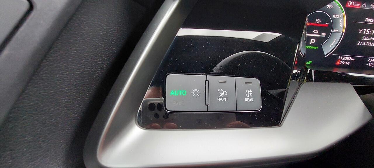 A3 SPB 4.0 TSI S-LINE AUTOMATICA ELETTRICA IBRIDA BENZINA 150 CV NAVI LEGA COCKPIT VIRTUAL