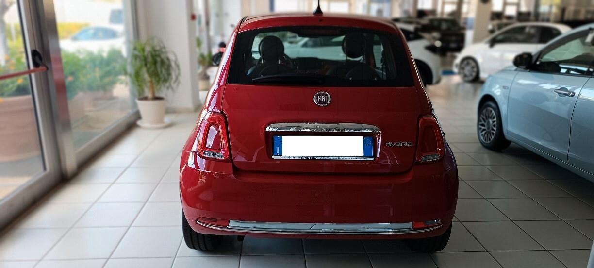 Fiat 500 1.0 Hybrid Red