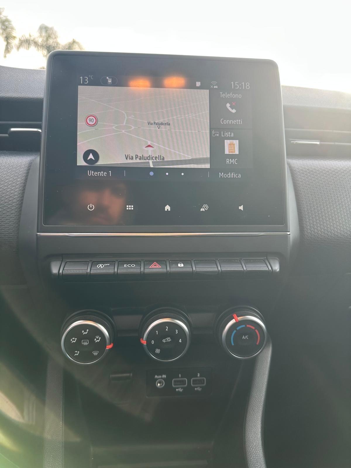 Renault Clio 1.0TCe 90CV 2022 GRIGIO ALLUMINIO - FARI PURE VISION-SENSORI- NAVIG