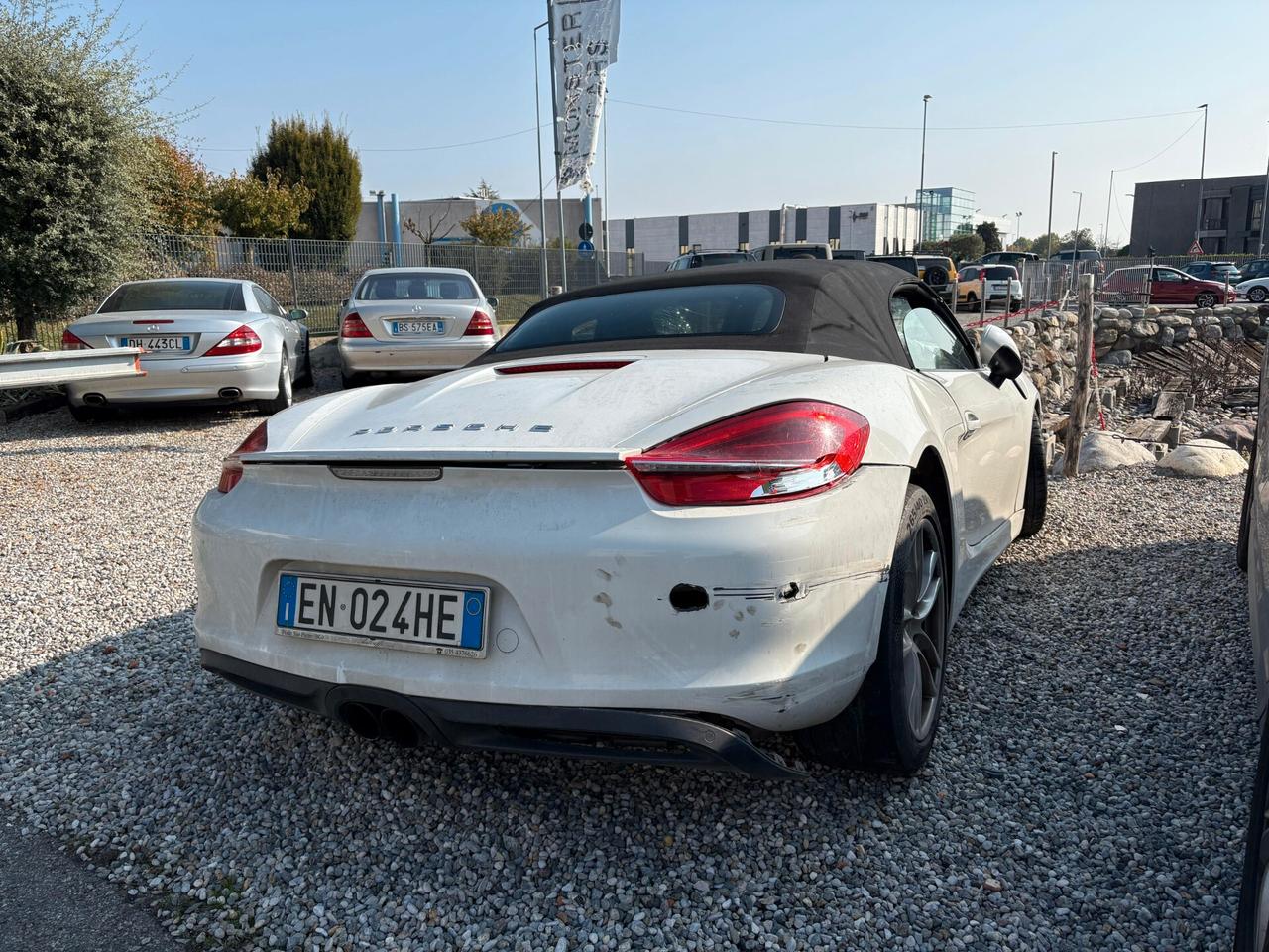 Porsche Boxster 2.7 incidentata