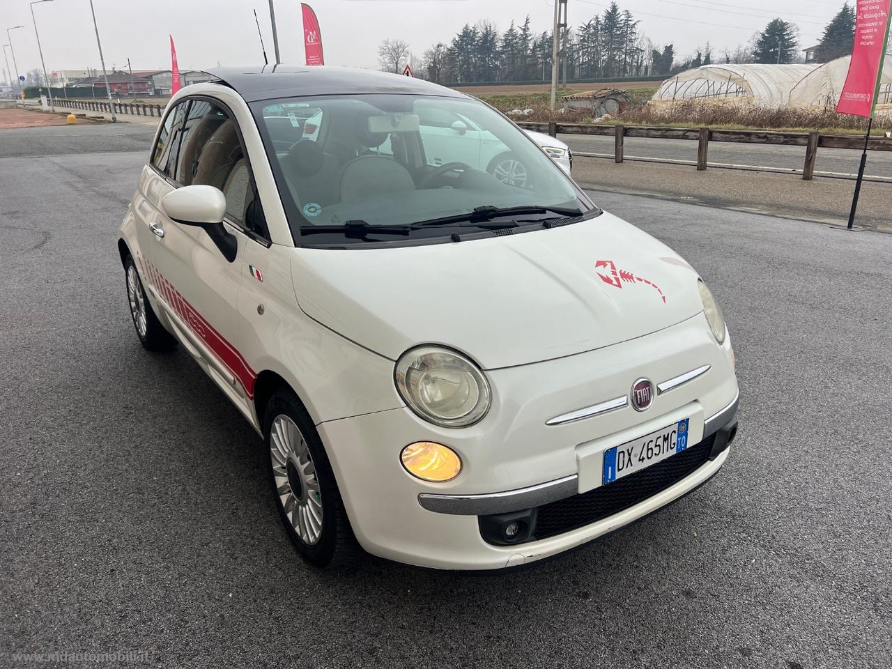 FIAT 500 1.2 Lounge TETTO APRIBILE EURO5 SOLO KM.74000