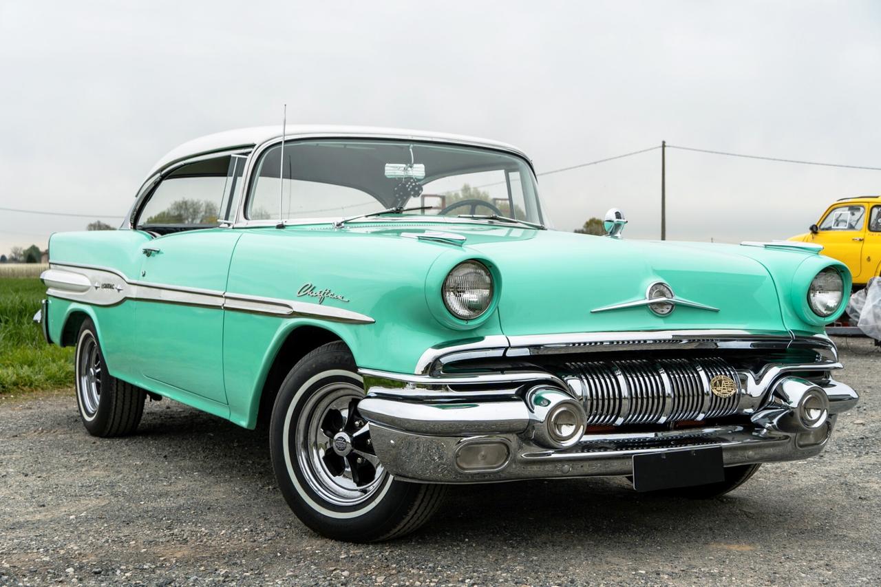 PONTIAC CHIEFTAIN 5.7 V8 - 2 DOOR HARDTOP 1957 - RESTAURO TOTALE