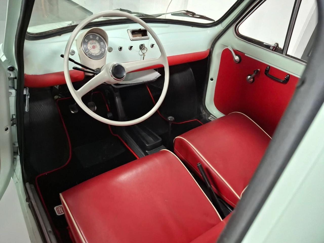 Fiat 500F uniproprietario Libretto e targhe originali