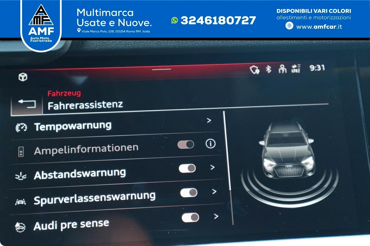 Audi A3 Sportback 35 2.0 TDI S line +Matrix+Navi+VC