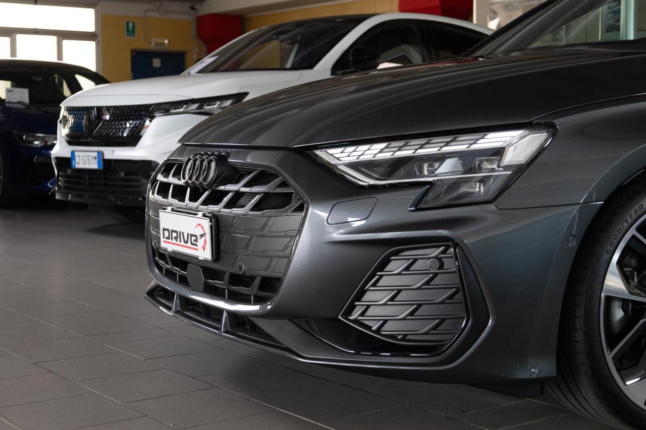 Audi A3 Sportback 1.5 tfsi mhev S line edition 150cv s-tronic