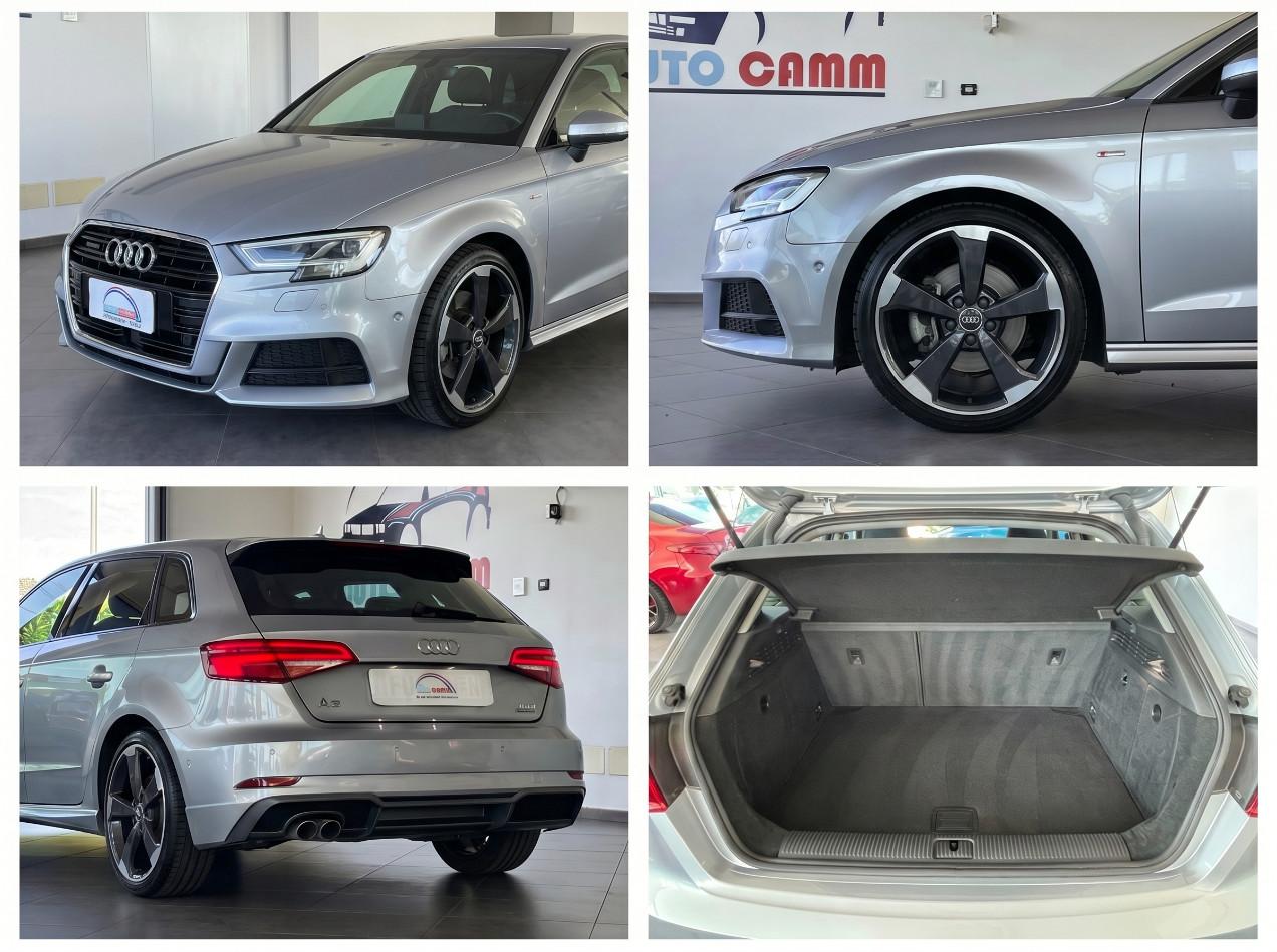Audi A3 Sportback 2.0 tdi S-Line SLINE Sport Edition quattro 184cv s-tronic
