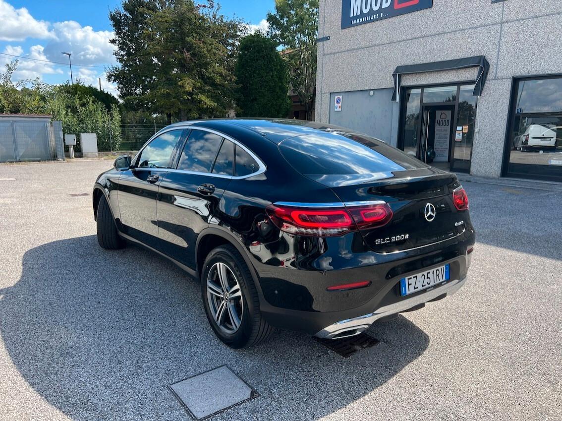 Mercedes-Benz GLC 300 Coupe d Sport 4matic auto TAGLIANDI MERCEDES - IMPECCABILE!!!