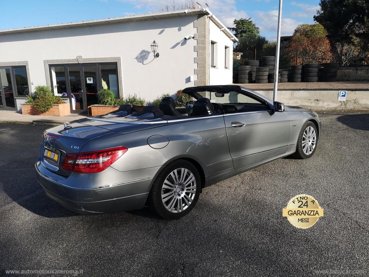 MERCEDES-BENZ E 220 CDI Cabrio BlueEFF. Avantgarde PROMO WEB