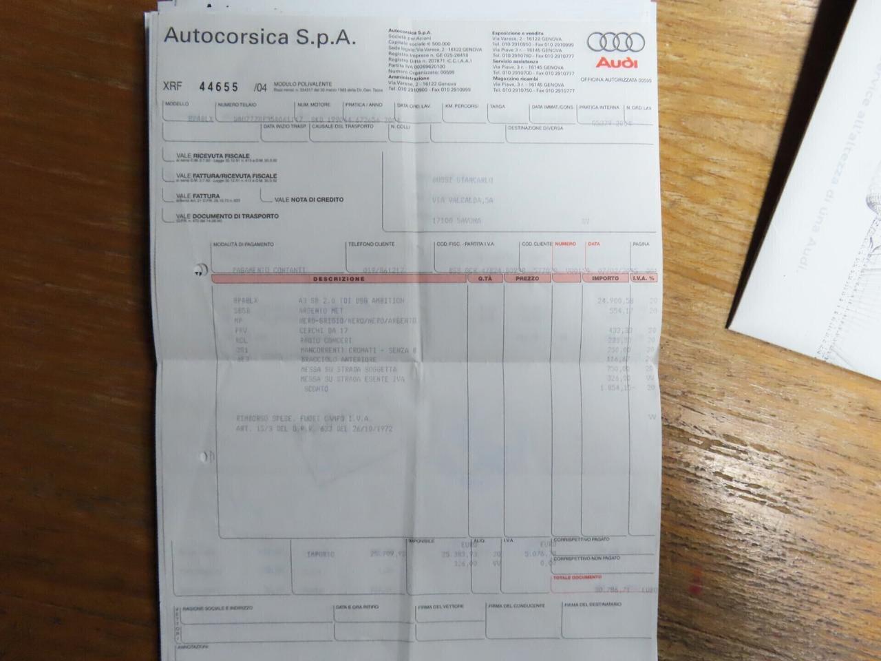 A3 SPB CAMBIO AUTOMATICO 2.0 TDI *SOLO 55.000 KM