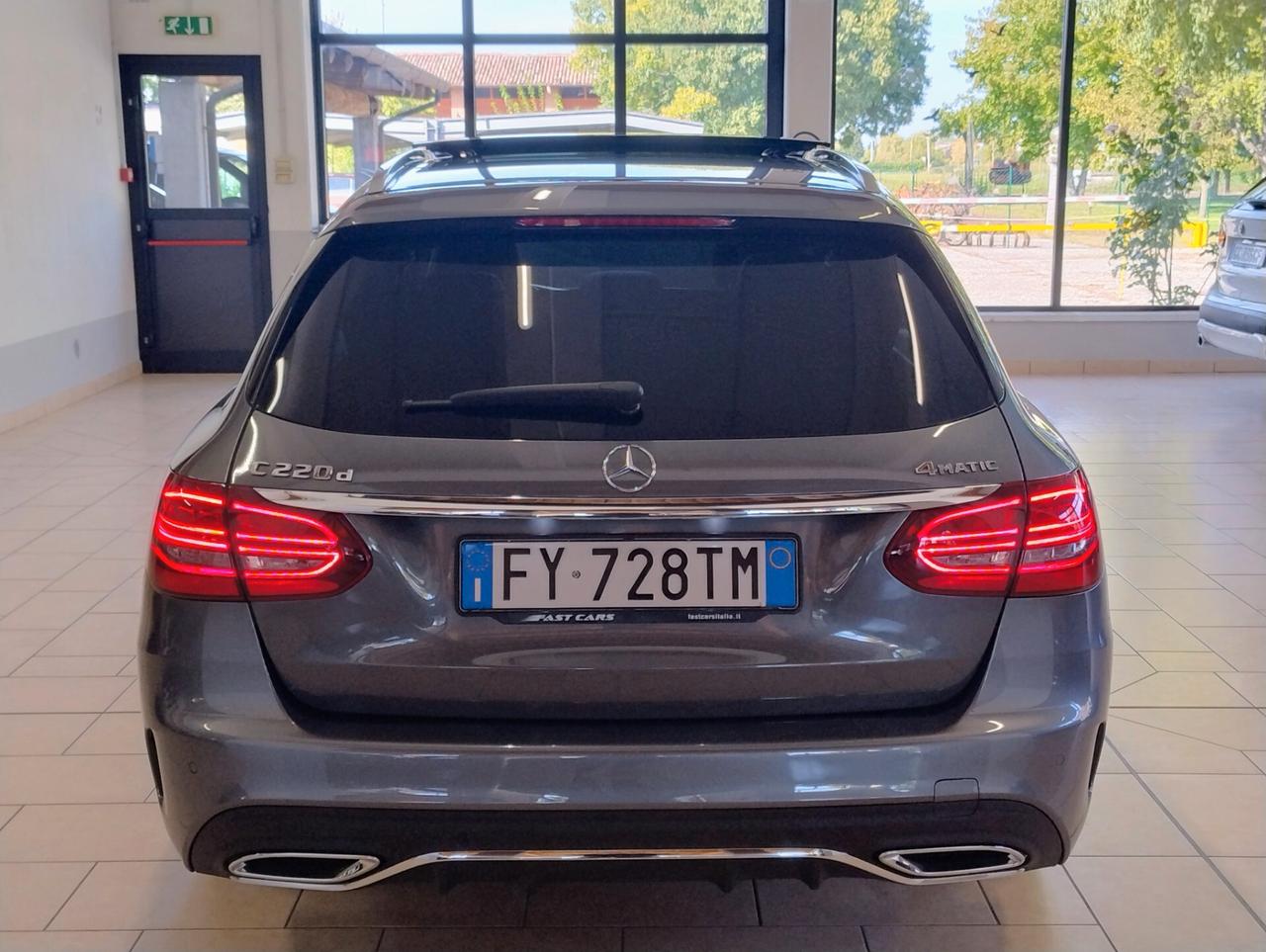 MERCEDES C 220d 4matic Premium TETTO BURMESTER MULTIBEAM
