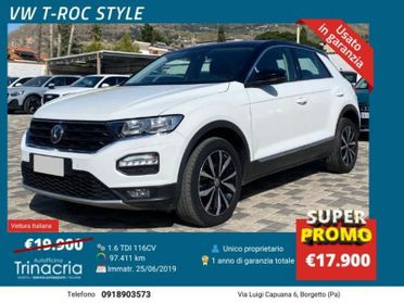 Volkswagen T-Roc Style 1.6 TDI 116CV