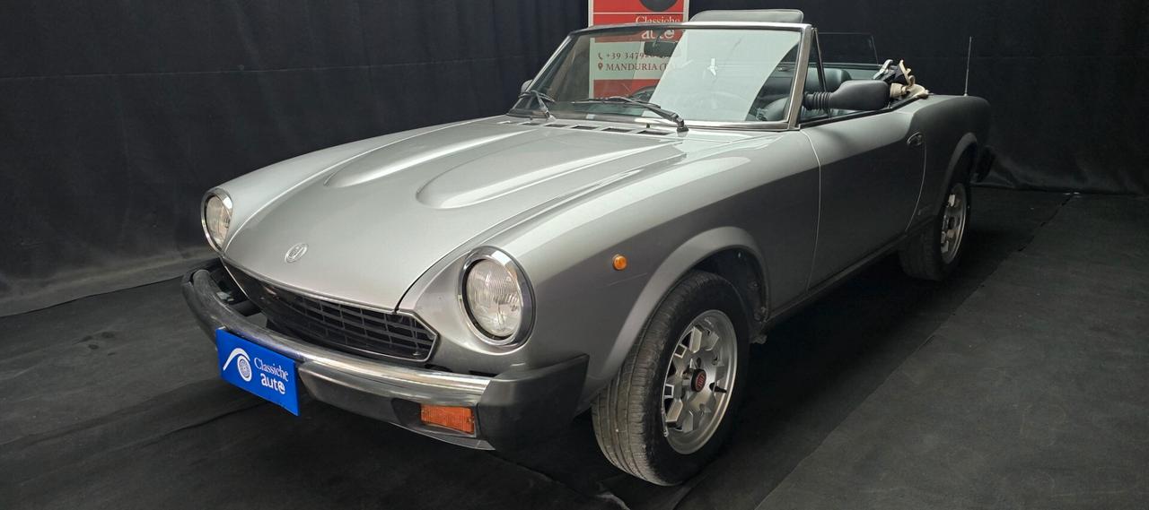 Fiat 124 Spider DS Pininfarina Europa, certificata ASI CON CRS.