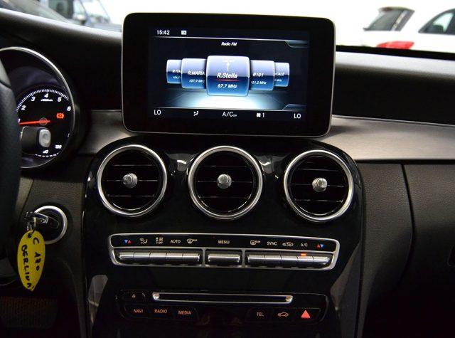MERCEDES-BENZ C 180 Aut. Sport "Tetto-Pelle-Comand-Led-Tagliandi MB"