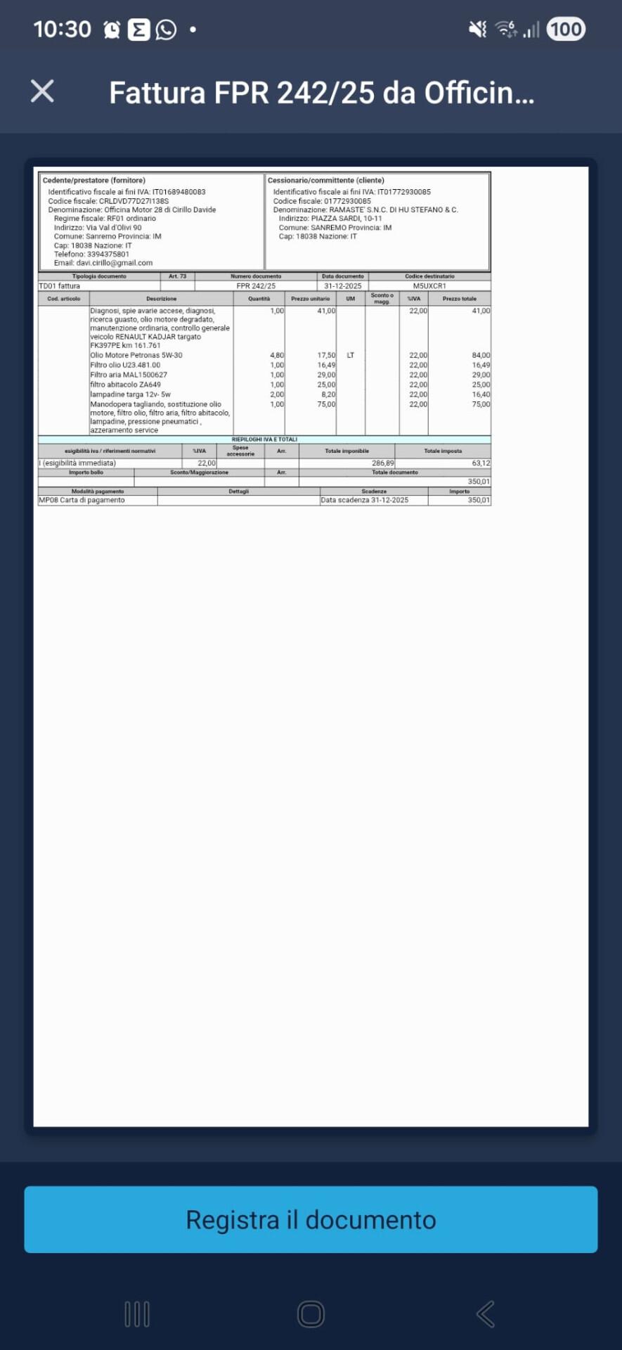 Renault Kadjar dCi 110CV Energy Business garanzia 12 mesi