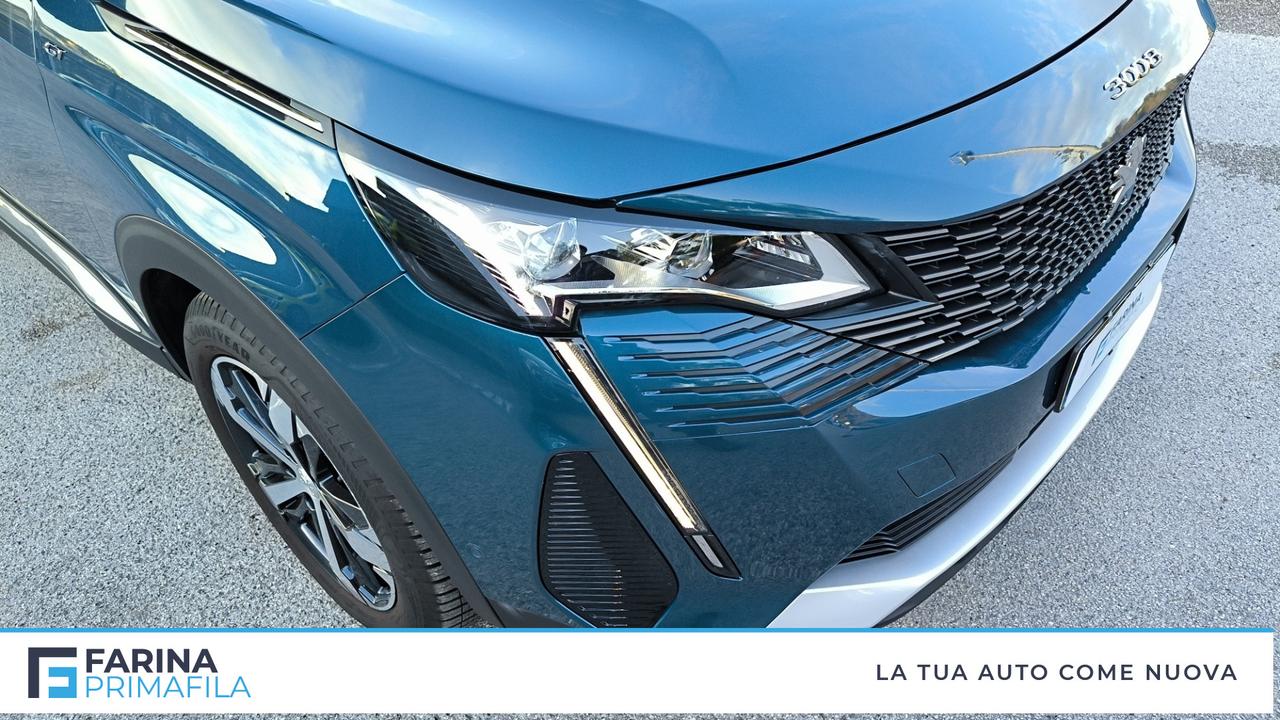 PEUGEOT 3008 II 2021 - 3008 1.5 bluehdi GT s&s 130cv eat8