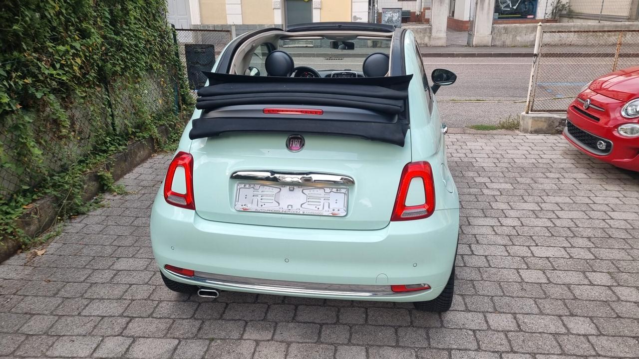 Fiat 500 C 1.2 Lounge 69 cv anno 2017 km 54000