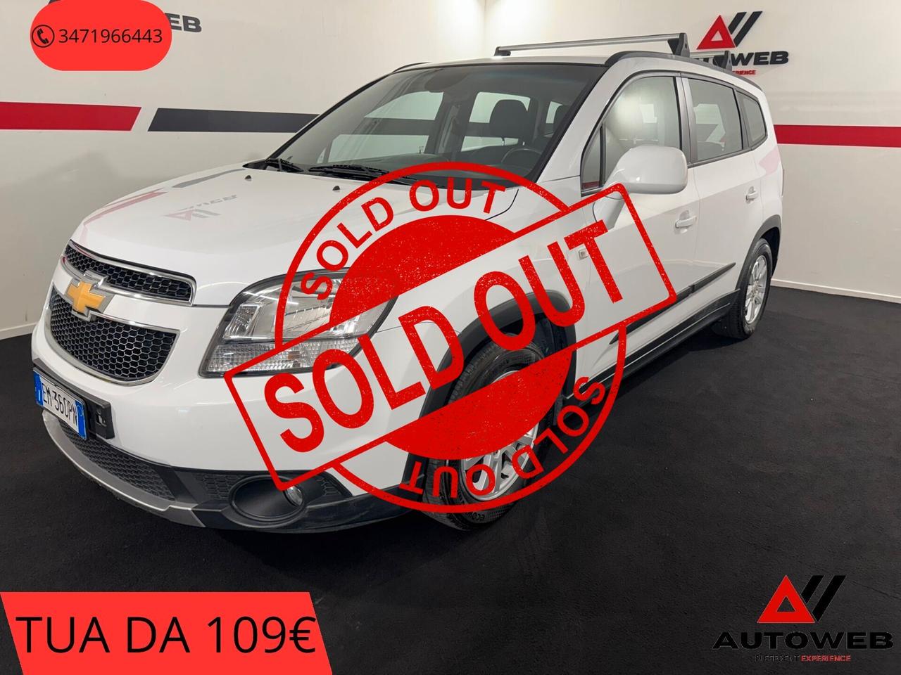 Chevrolet Orlando 1.8 GPL*7 POSTI*