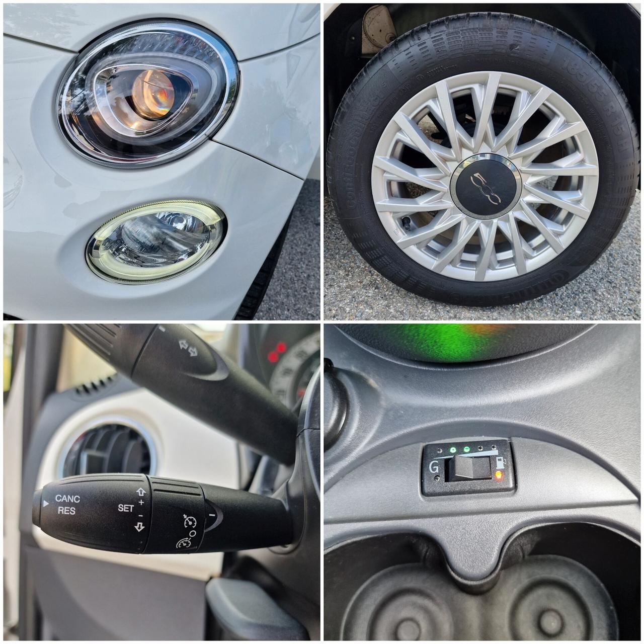 Fiat 500 1.2 EasyPower 69cv GPL Lounge - neopatentati