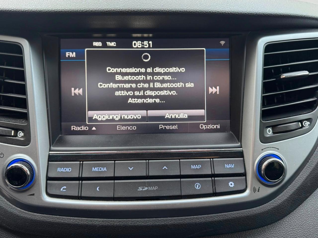 HYUNDAI TUCSON 1.7 CRDI 115 CV. TETTO APRIB.+NAVI