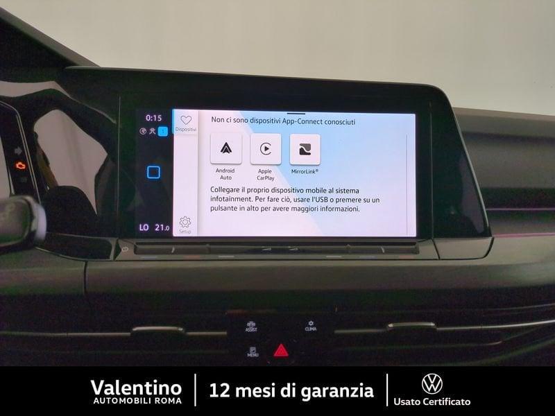 Volkswagen Golf 1.5 eTSI DSG 130 CV EVO ACT Style