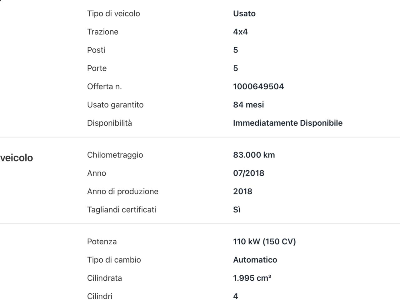Subaru Forester 2.0 UNLIMITED 4x4 PERFETTA